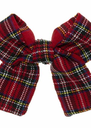 Molletta Fiocco Tartan Rosso Siena 6832-R