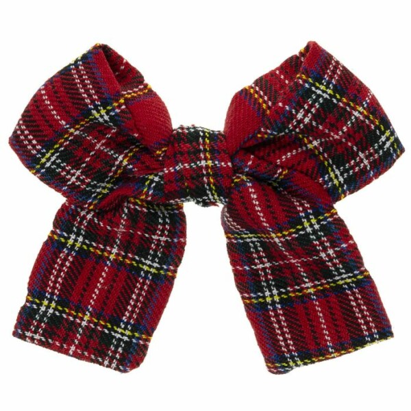 Molletta Fiocco Tartan Rosso Siena 6832-R