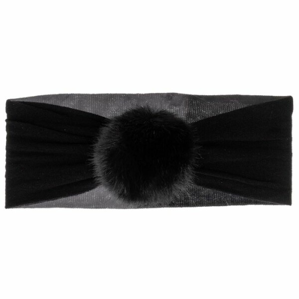 Fascia Pompon Nero Siena 6863-N