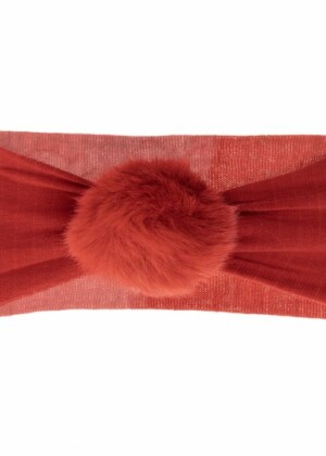 Fascia Pompon Rosso Siena 6863-R