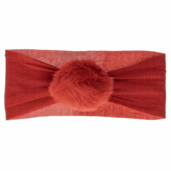 Fascia Pompon Rosso Siena 6863-R