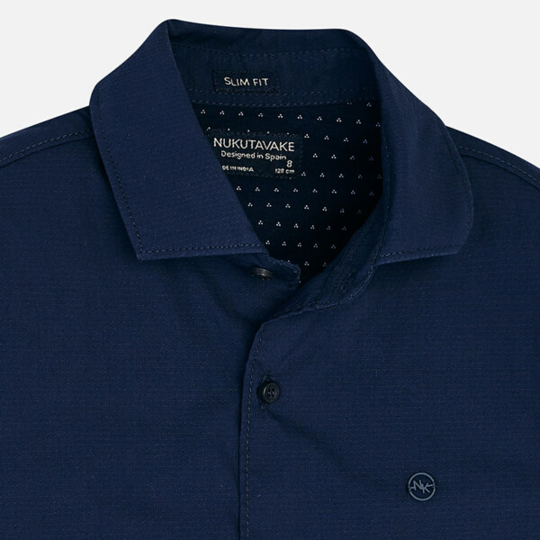 Camicia blu oltremare Mayoral