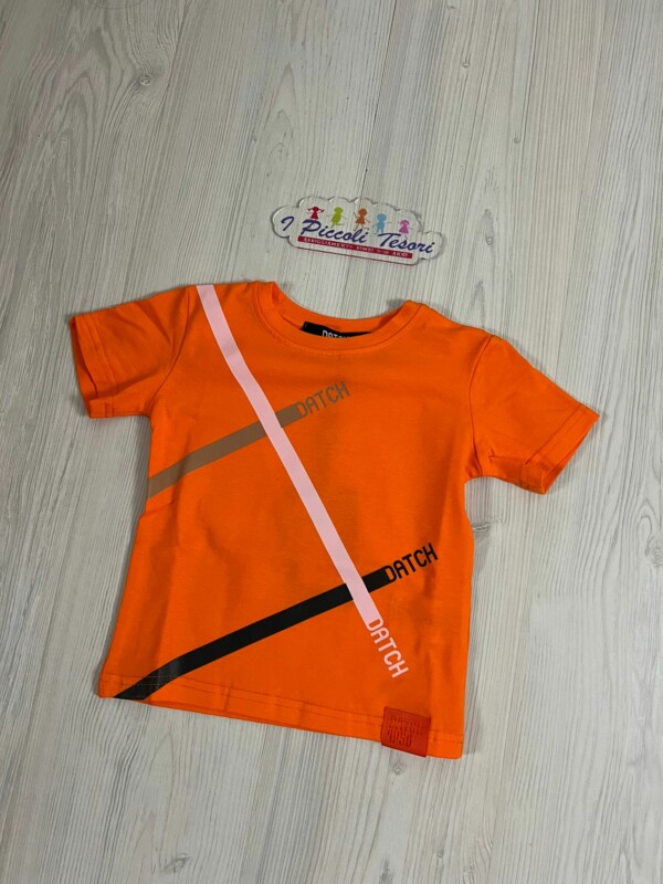 T-shirt arancio Datch DTH356/B