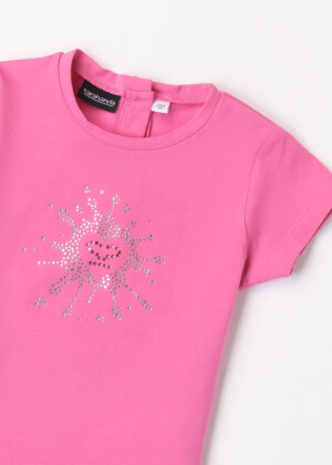 T-shirt Strass Sarabanda 8209