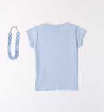 T-Shirt Azzurro Sarabanda 8451