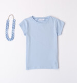 T-Shirt Azzurro Sarabanda 8451