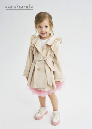 Trench Beige Sarabanda 8245