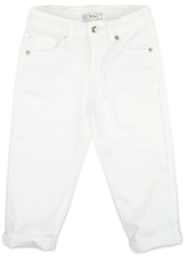 Pantalone Bianco Y-Clù YB21417