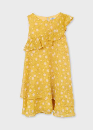 Vestito Pois Giallo Mayoral 6915