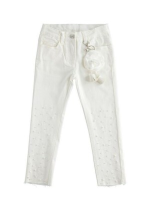 Pantalone Bianco Sarabanda 0J419