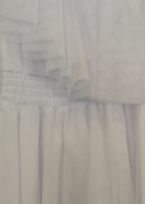 Vestito Tulle Bianco Y-Clù Y17003